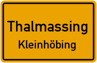 Straßenverzeichnis Thalmassing Kleinhöbing