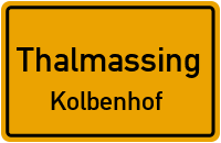 Straßenverzeichnis Thalmassing Kolbenhof