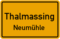 Straßenverzeichnis Thalmassing Neumühle