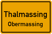 Straßenverzeichnis Thalmassing Obermassing