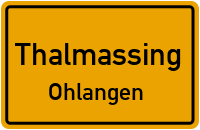Straßenverzeichnis Thalmassing Ohlangen