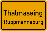 Straßenverzeichnis Thalmassing Ruppmannsburg