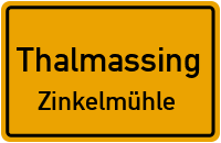 Straßenverzeichnis Thalmassing Zinkelmühle