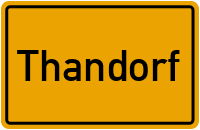 City Sign Thandorf