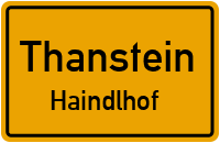 Straßenverzeichnis Thanstein Haindlhof