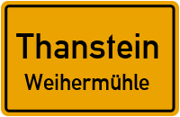 Straßenverzeichnis Thanstein Weihermühle