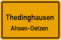 Werderweg in ThedinghausenAhsen-Oetzen