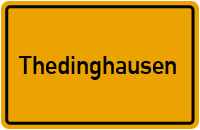 City Sign Thedinghausen