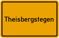 Ortsschild von Gemeinde Theisbergstegen in Rheinland-Pfalz