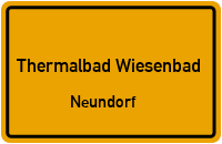 Kurze Gasse in Thermalbad WiesenbadNeundorf
