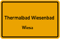 Freiberger Straße in Thermalbad WiesenbadWiesa