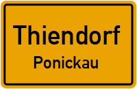 Rosenbornstraße in ThiendorfPonickau