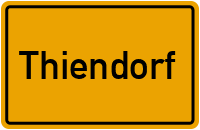 City Sign Thiendorf