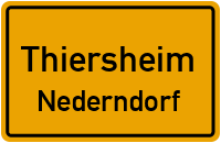 Marktredwitzer Straße in 95707 Thiersheim (Nederndorf)