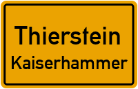 Schlossstraße in ThiersteinKaiserhammer