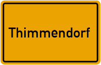 Ortsschild Thimmendorf