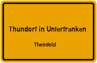 Oskar-Thain-Str. in Thundorf in UnterfrankenTheinfeld