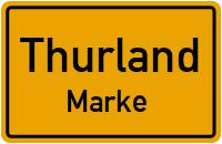 Dorfstraße in ThurlandMarke