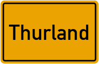 Ortsschild von Gemeinde Thurland in Sachsen-Anhalt