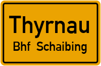 Straßenverzeichnis Thyrnau Bhf. Schaibing