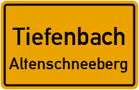 Straßenverzeichnis Tiefenbach Altenschneeberg