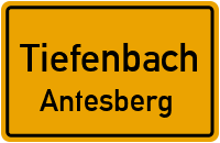 Straßenverzeichnis Tiefenbach Antesberg