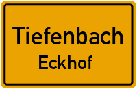 Straßenverzeichnis Tiefenbach Eckhof