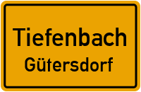 Straßenverzeichnis Tiefenbach Gütersdorf