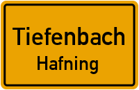 Straßenverzeichnis Tiefenbach Hafning