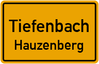 Straßenverzeichnis Tiefenbach Hauzenberg