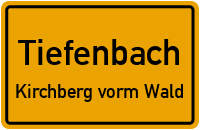Alte Schulweg in TiefenbachKirchberg vorm Wald