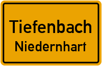 Niederharter Straße in TiefenbachNiedernhart