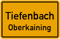 Straßenverzeichnis Tiefenbach Oberkaining