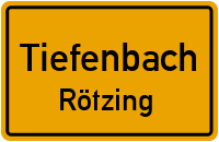 Straßenverzeichnis Tiefenbach Rötzing