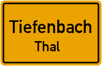 Straßenverzeichnis Tiefenbach Thal