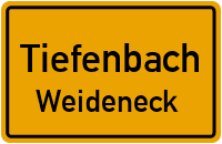Pfarrer-Böck-Straße in TiefenbachWeideneck