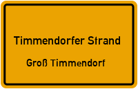 Dorfstraße in Timmendorfer StrandGroß Timmendorf