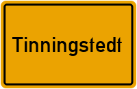 City Sign Tinningstedt