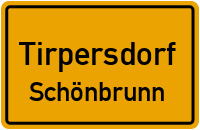Hauptstraße in TirpersdorfSchönbrunn