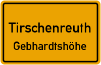 Straßenverzeichnis Tirschenreuth Gebhardtshöhe