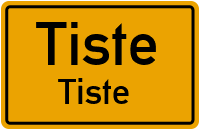 Gartenstraße in TisteTiste