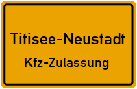 Zulassungstelle Titisee-Neustadt