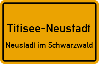 Kurbadstraße in Titisee-NeustadtNeustadt im Schwarzwald