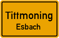 Straßenverzeichnis Tittmoning Esbach