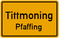 Straßenverzeichnis Tittmoning Pfaffing