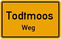 Straßenverzeichnis Todtmoos Weg