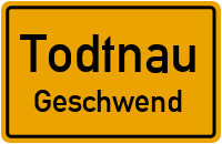 Gisibodenstraße in TodtnauGeschwend