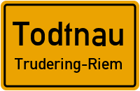 Todtnauerweg in TodtnauTrudering-Riem