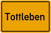 Ortsschild von Gemeinde Tottleben in Thüringen