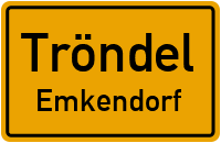 Hauptstraße in TröndelEmkendorf